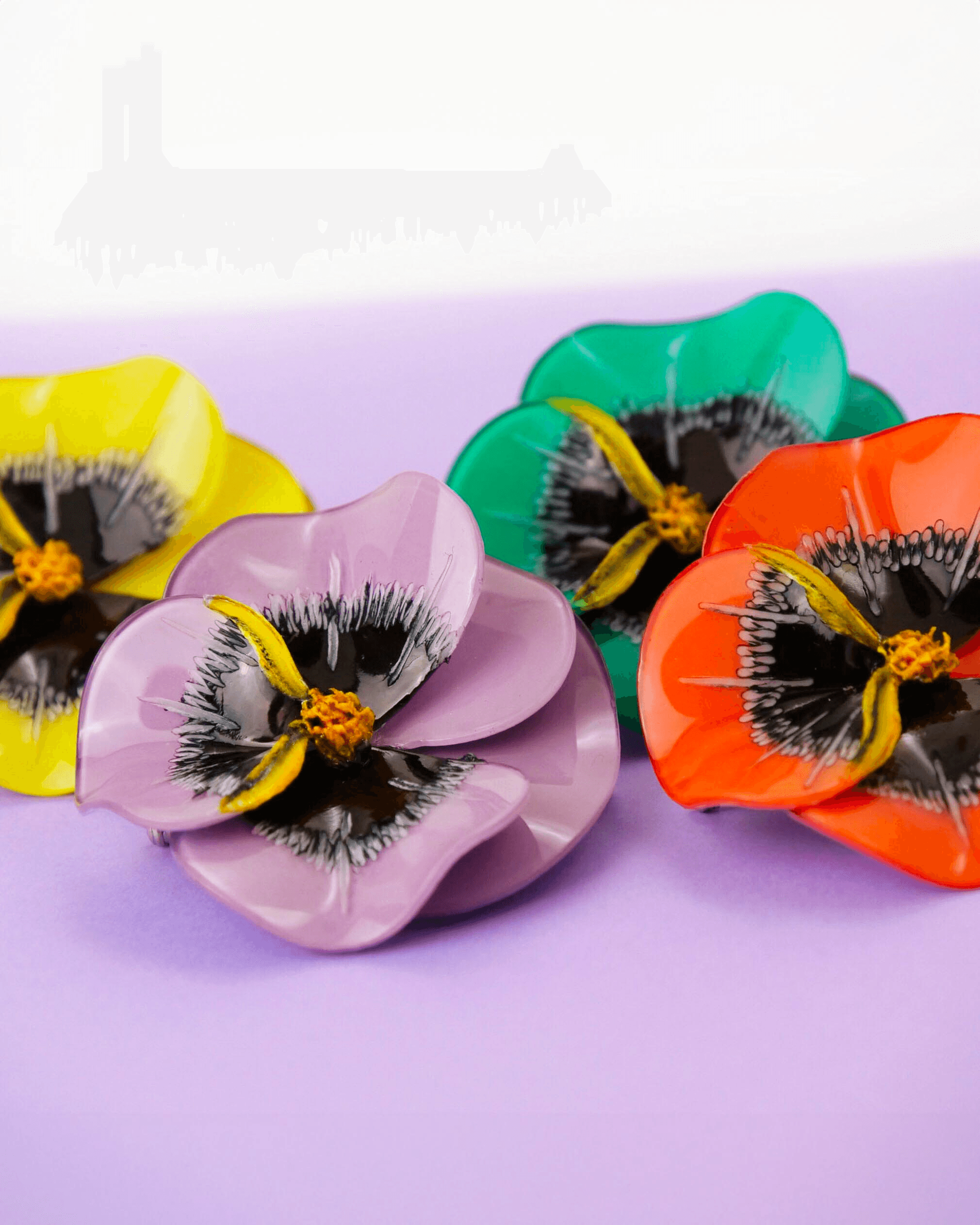 Les bijoux colorés Pensée