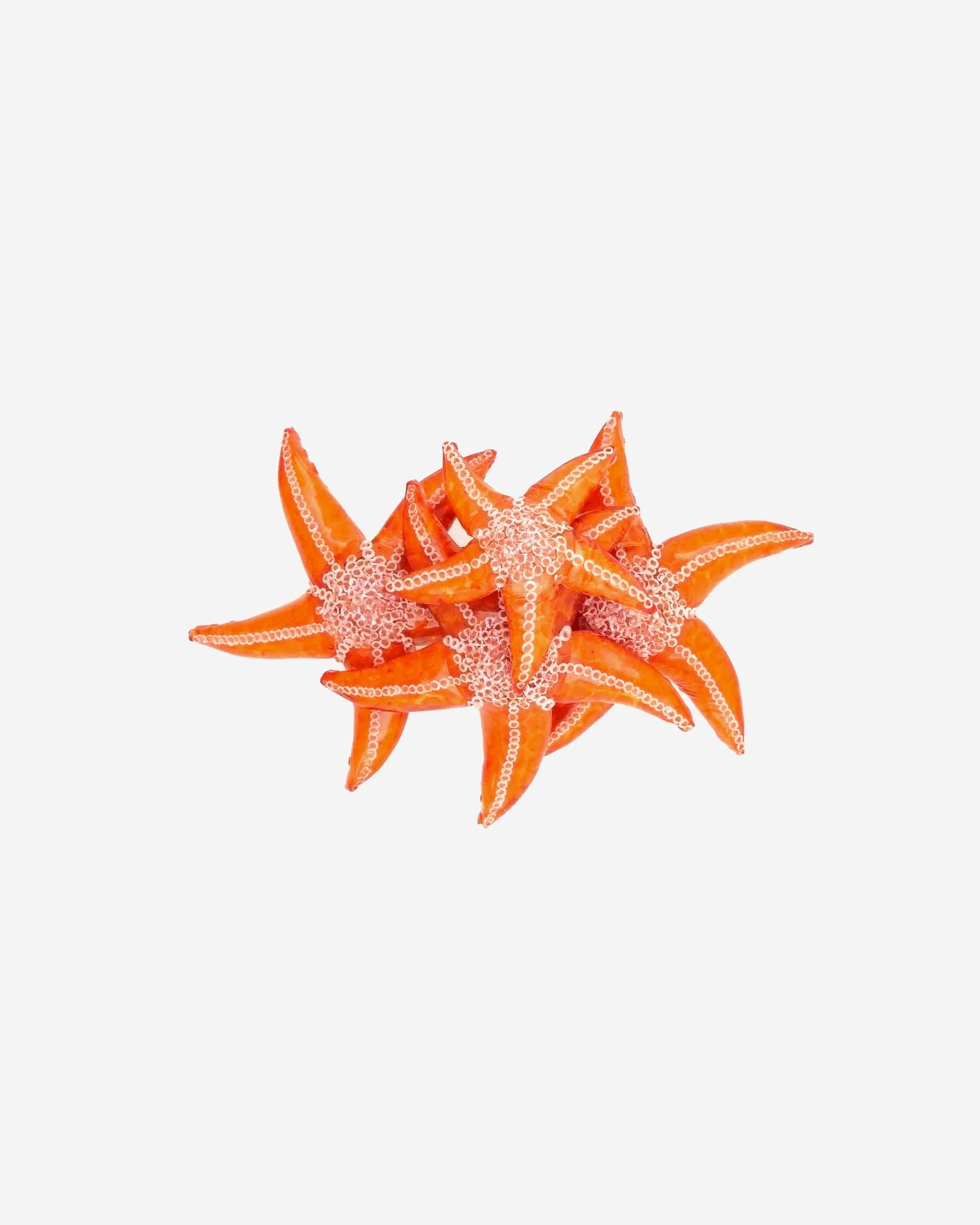 broche accessoire de l'été orange