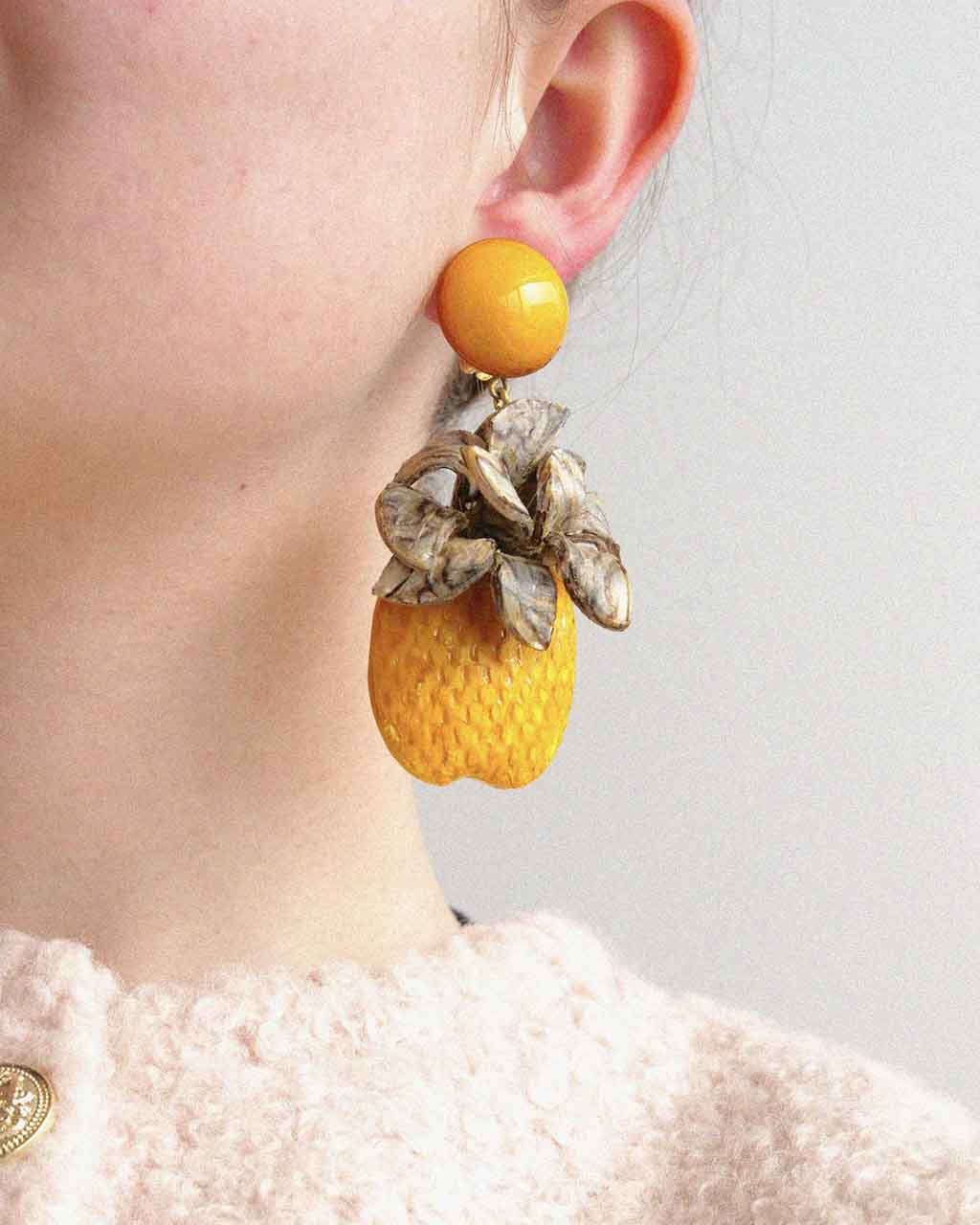 Boucles d'oreilles Ananas dans notre bijouterie fantaisie