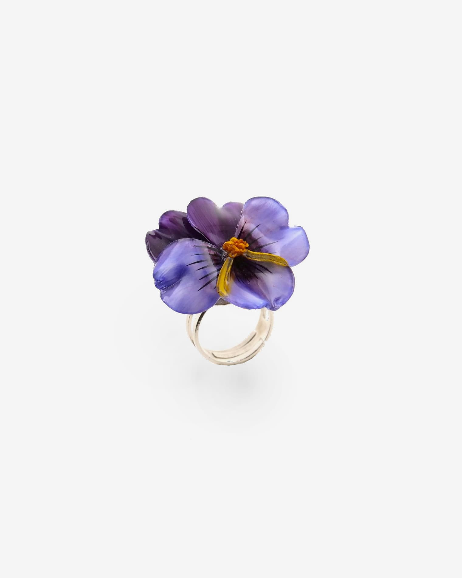 bague en fleur originale pour jeune femme, joli cadeau artisanal à offrir