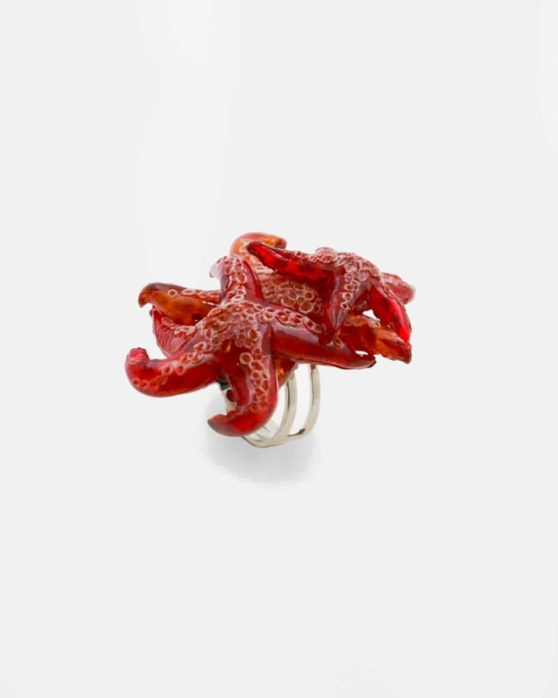 all-groups la belle bague ariel représente une etoile de mer, parfaite pour la fete des meres