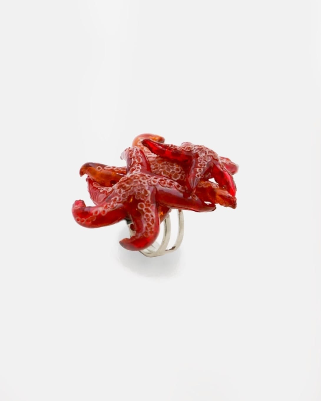 all-groups la belle bague ariel représente une etoile de mer, parfaite pour la fete des meres