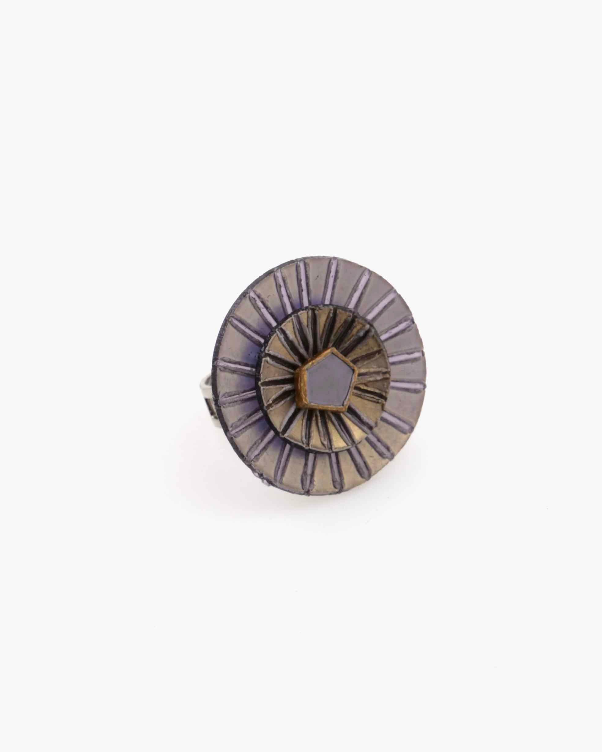 Bagues femme couleur bleu gris