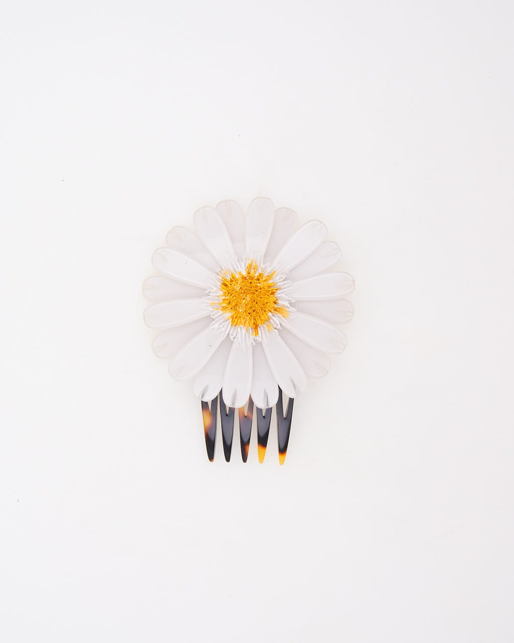 bijou cheveux peigne marguerite pour femme Daisy en format Maxi, véritable accessoire qui ne vous fera pas passer inaperçu !