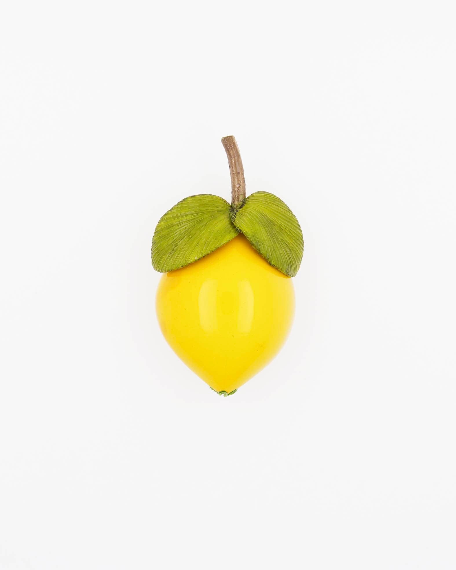 Bijou fait main citron jaune