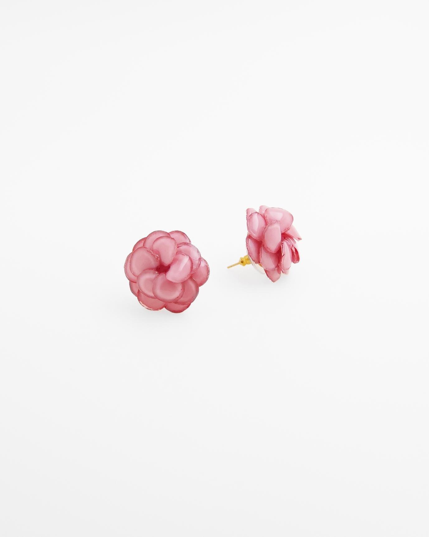 all-groups Bijoux d'oreilles fleurs roses