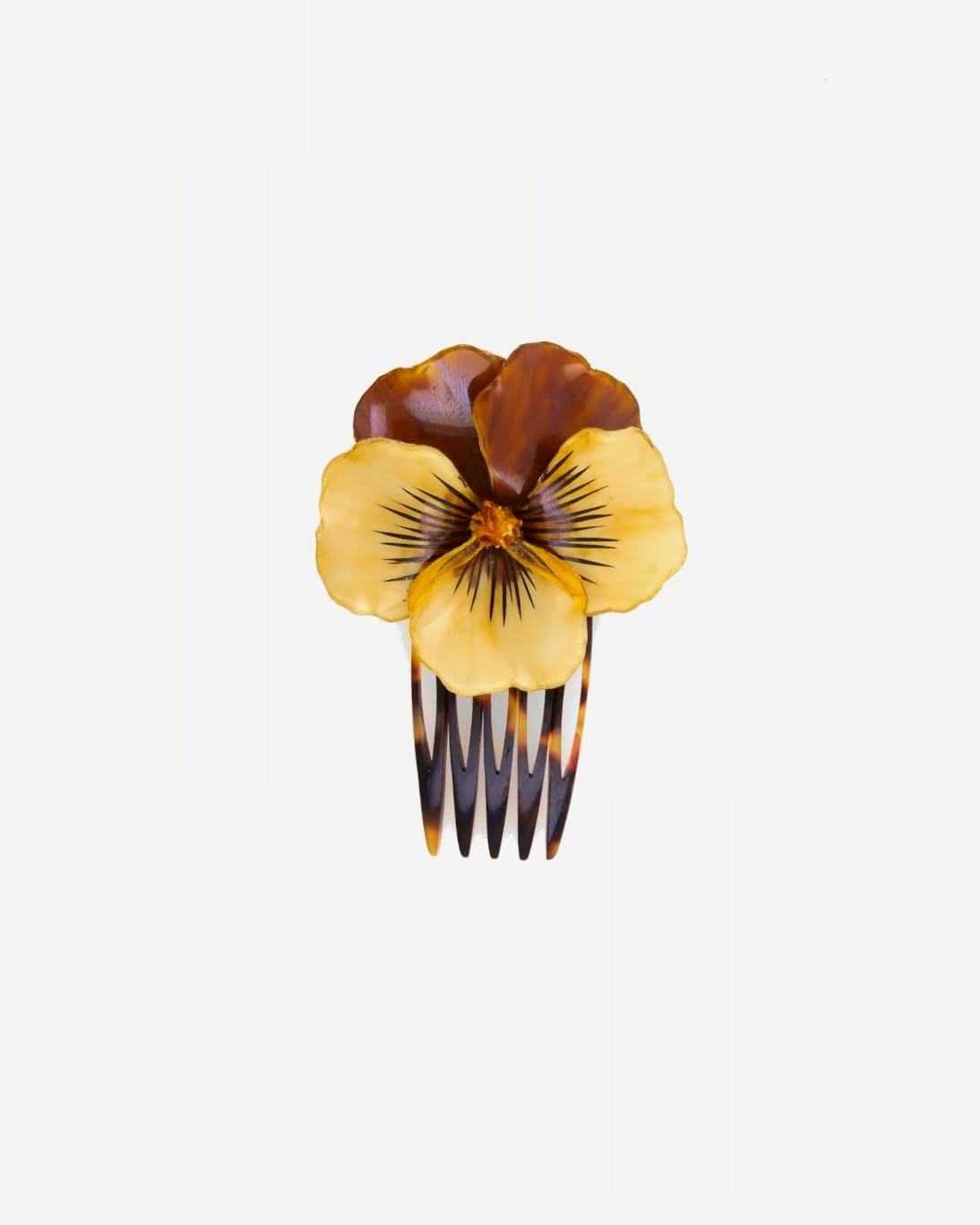 Chaque peigne Pensée viola est l'un de nos bijoux cheveux mariée pour femme