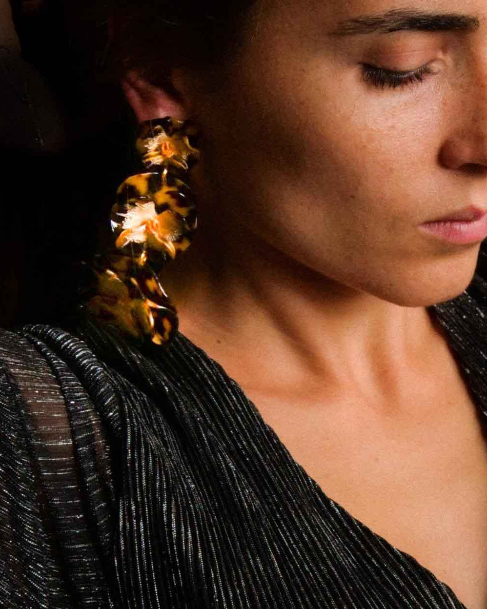 all-groups Bijoux femme boucles d'oreilles motif léopard