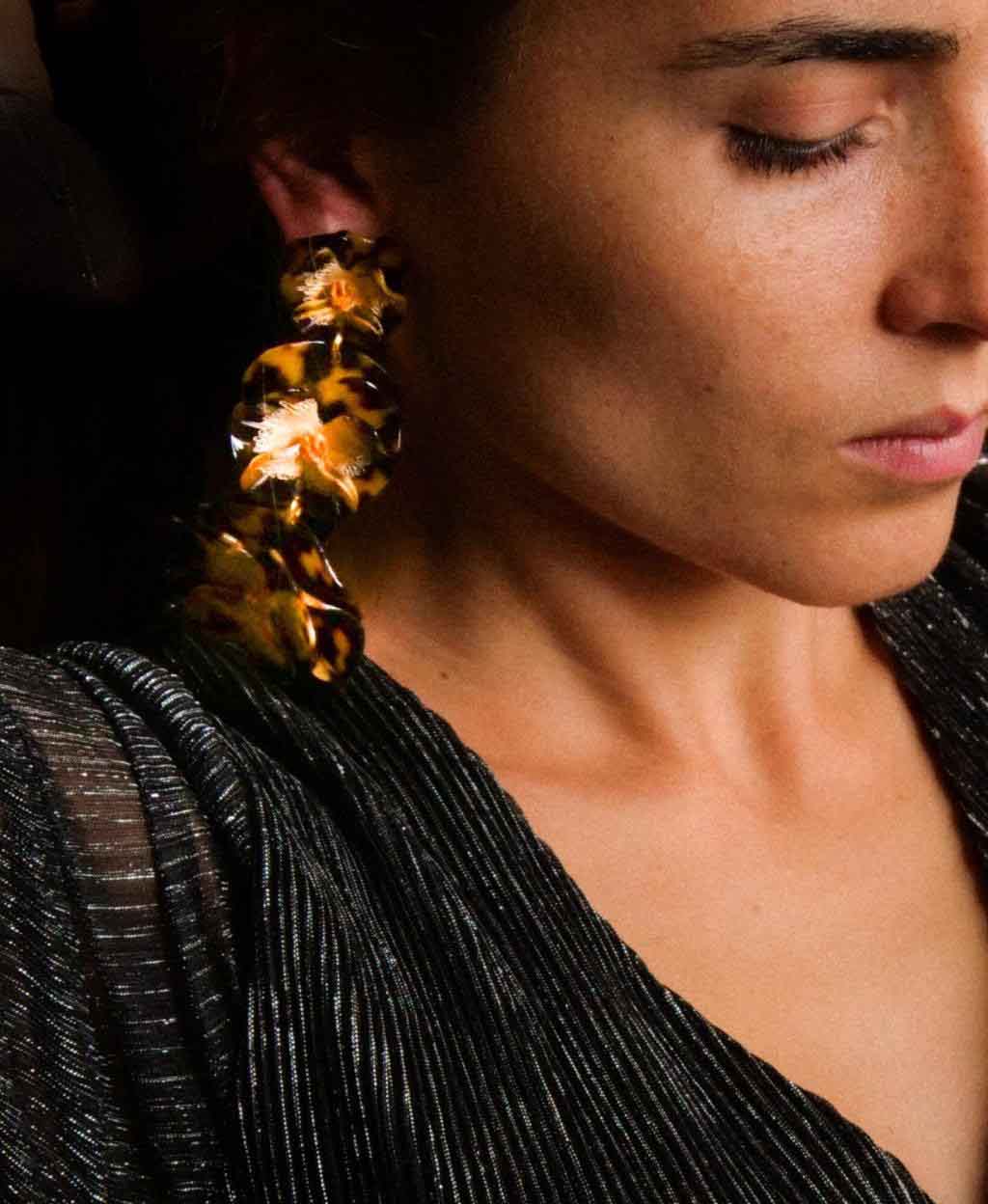 all-groups Bijoux femme boucles d'oreilles motif léopard