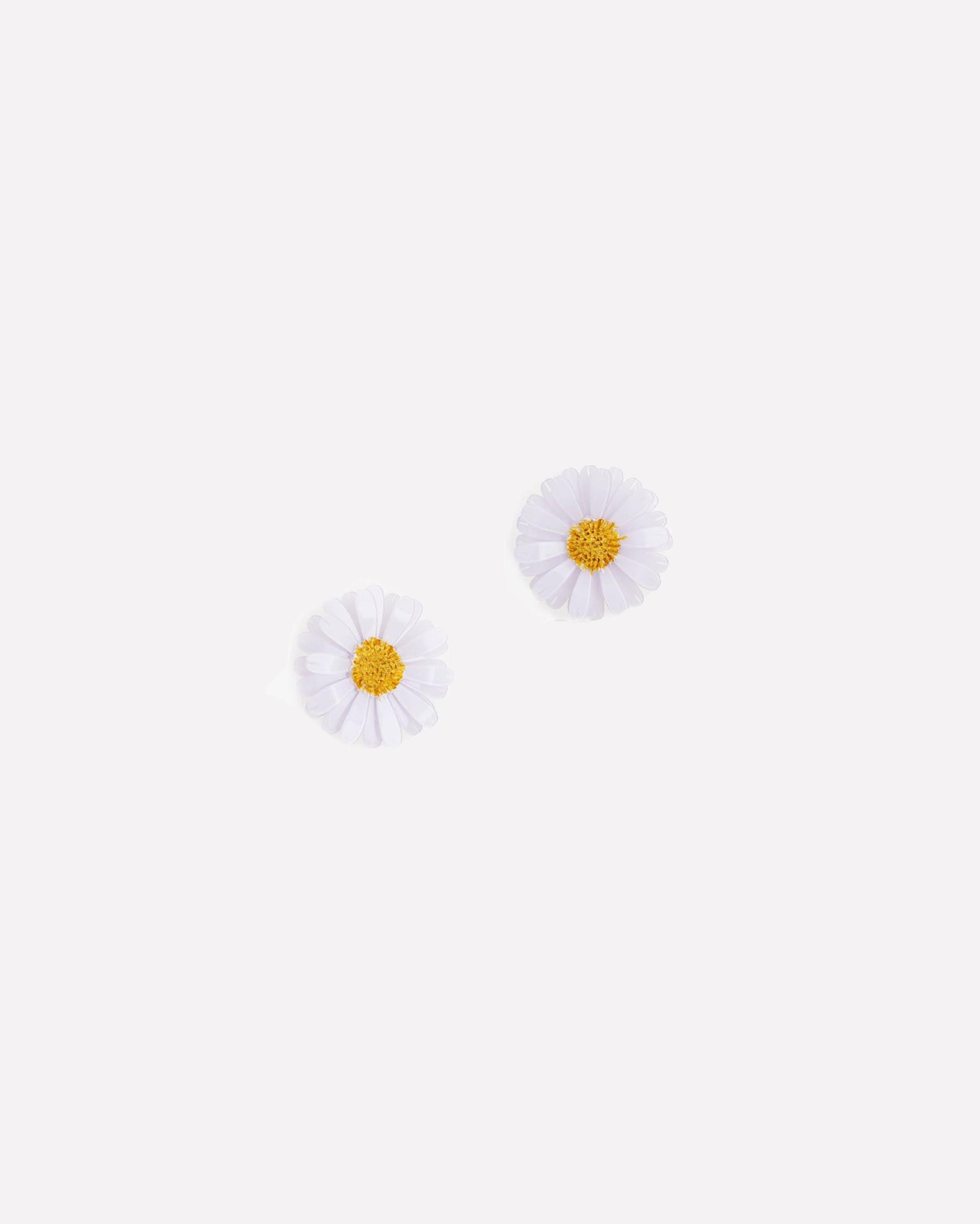 all-groups petite boucle d'oreille paquerette Daisy spécialement faite à la main en France