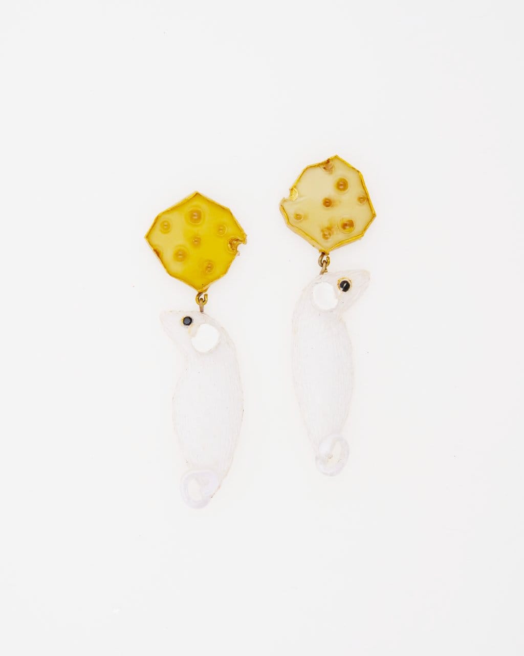 all-groups boucles d'oreilles fantaisie s'inspirant de petites souris et de leur fromage