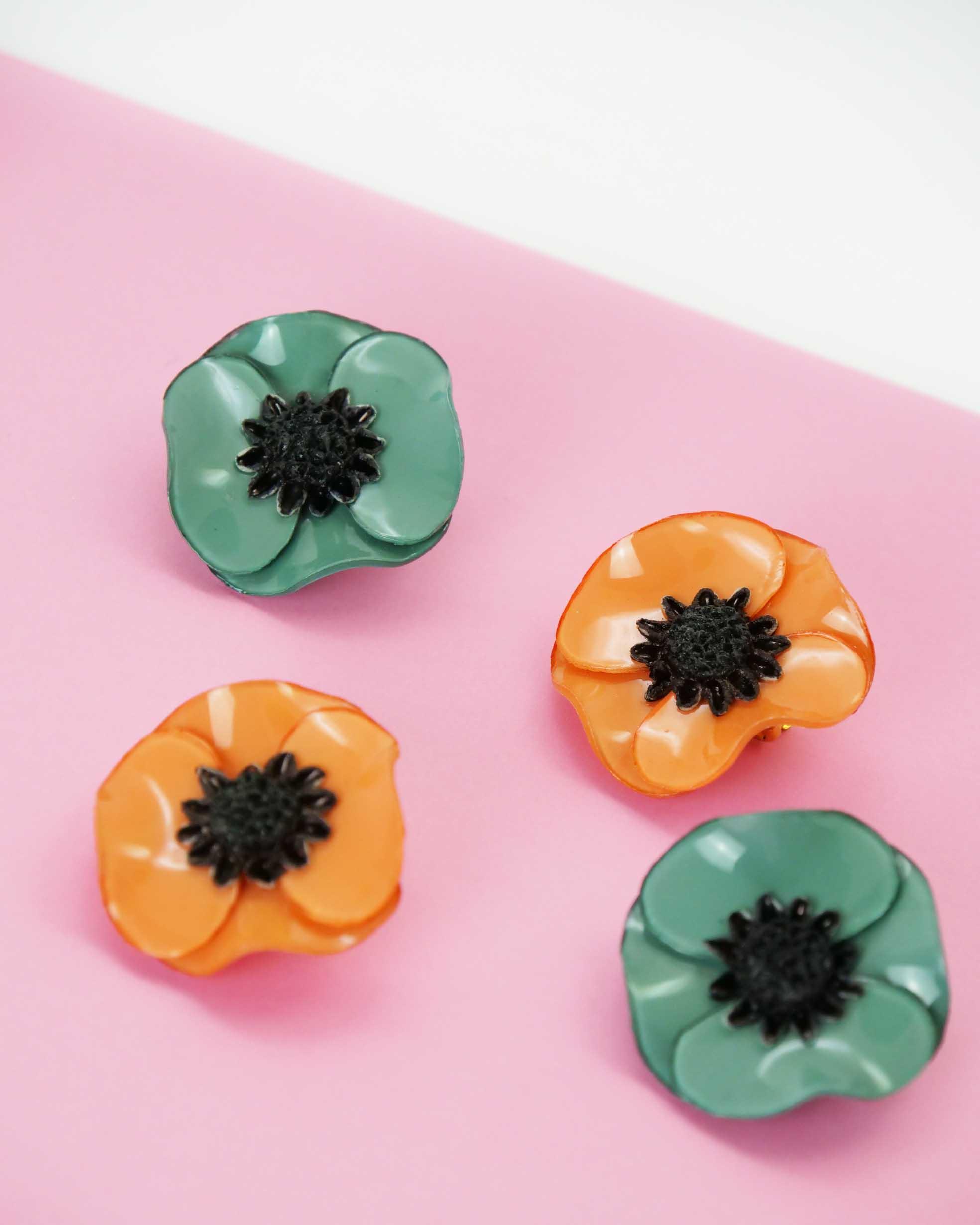 all-groups Boucles d'oreilles pour oreilles non percées ou percées multicolores