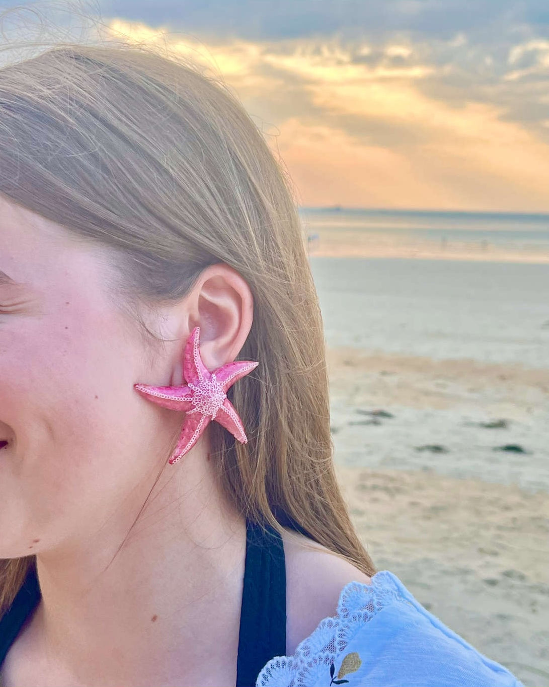 all-groups bijou oreille rose