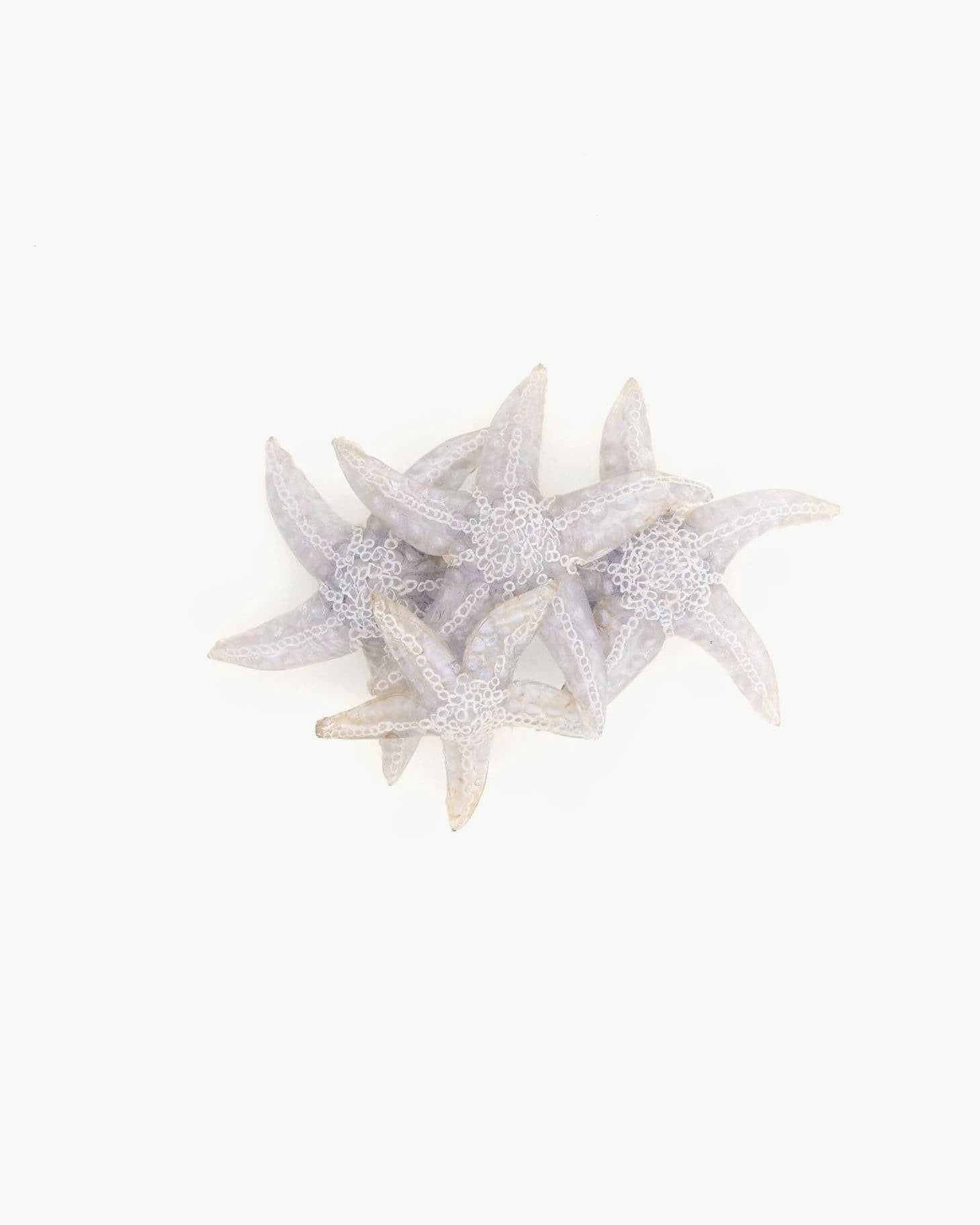 broche accessoire de l'été blanc