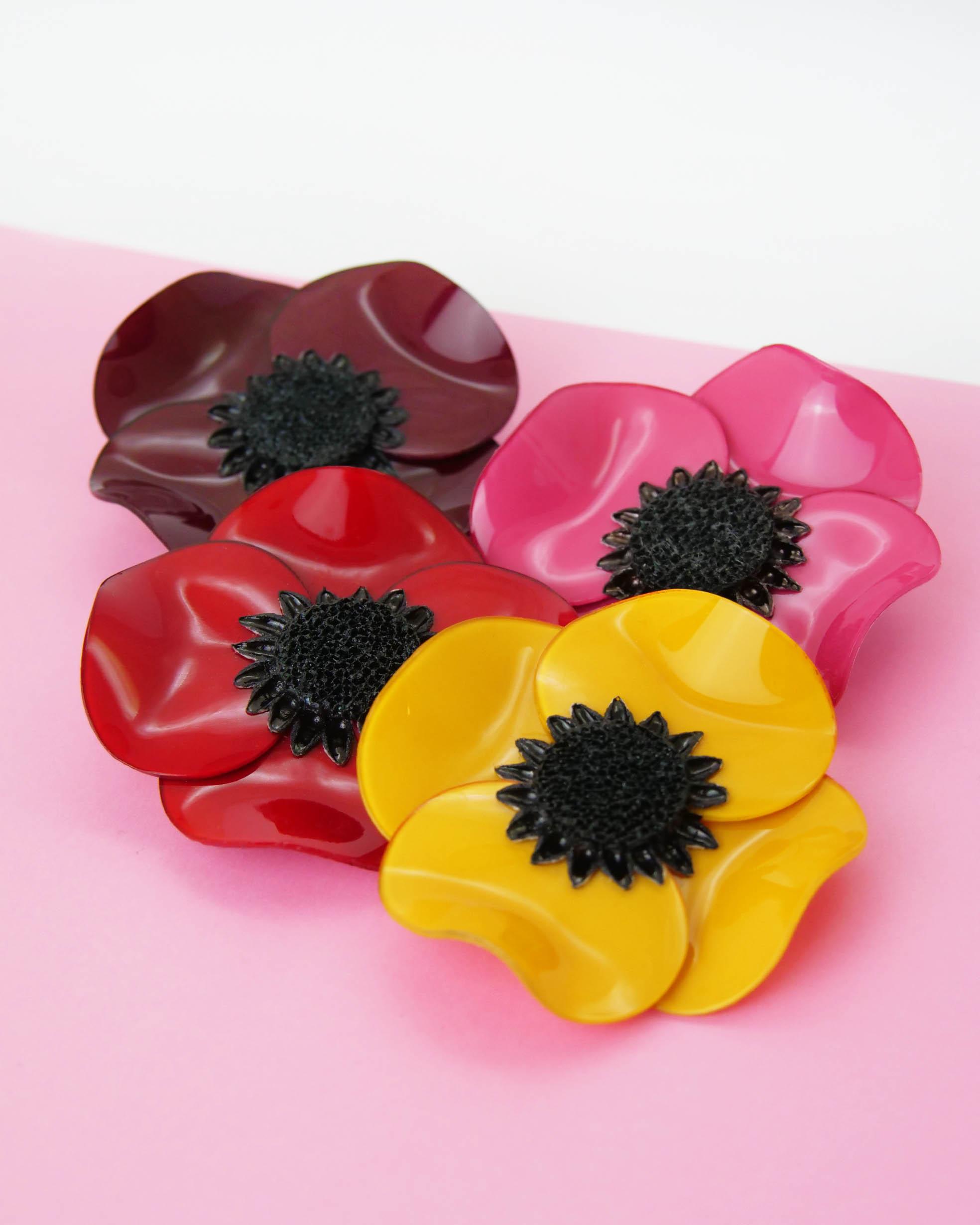 all-groups Broches en fleurs multicolores