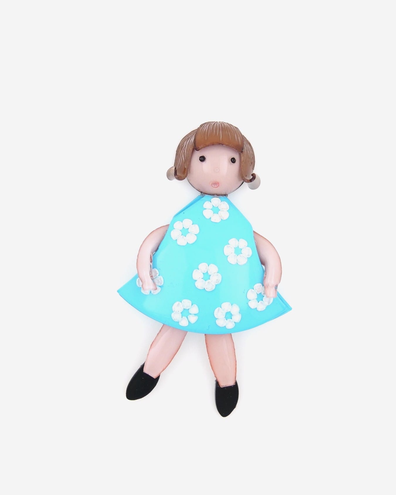 Cette broche Tifille est un bijou fleur unique entièrement réalisé en France par nos artisans Ciléa Paris.