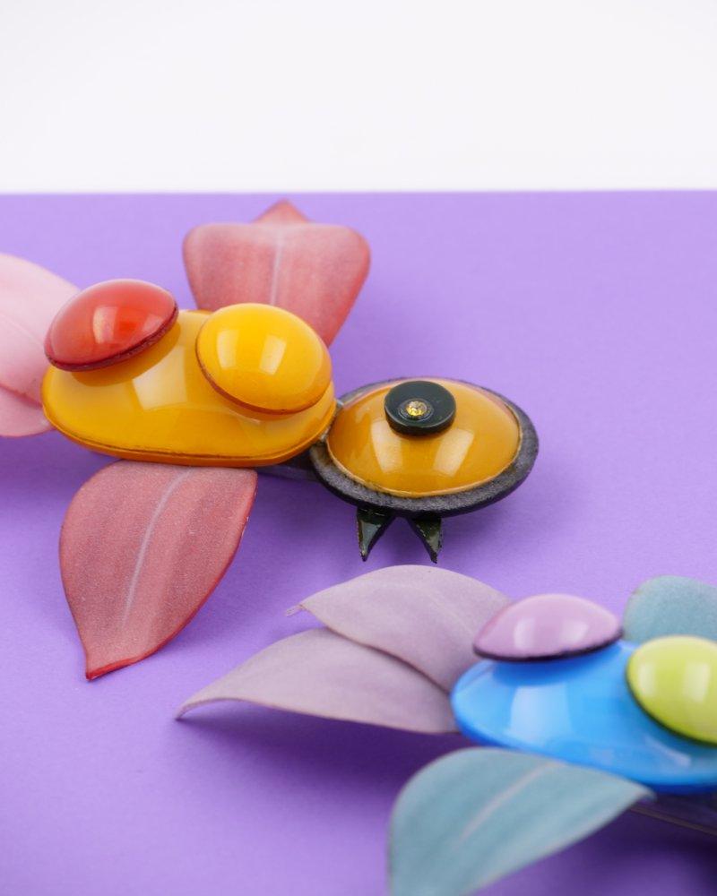all-groups Broches de créateurs multicolores en forme de colibris