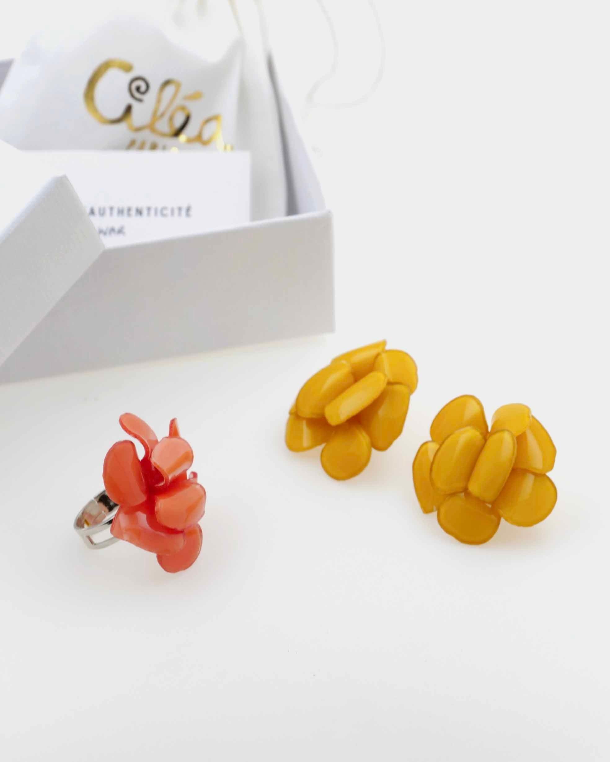 Coffret de bijoux fleurs pour un cadeau personnalisé