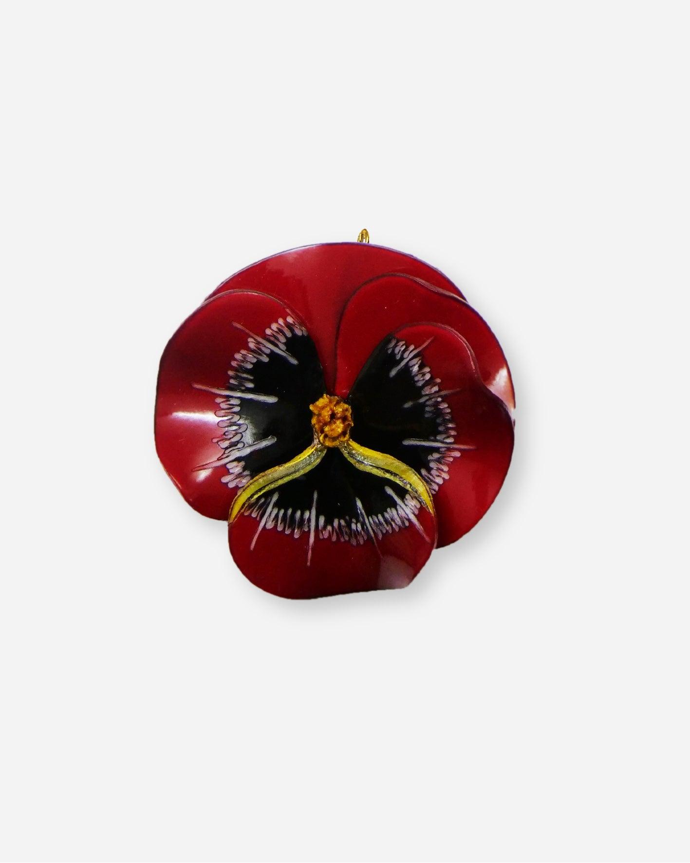 Grand pendentif personnalisé rouge sans chaine