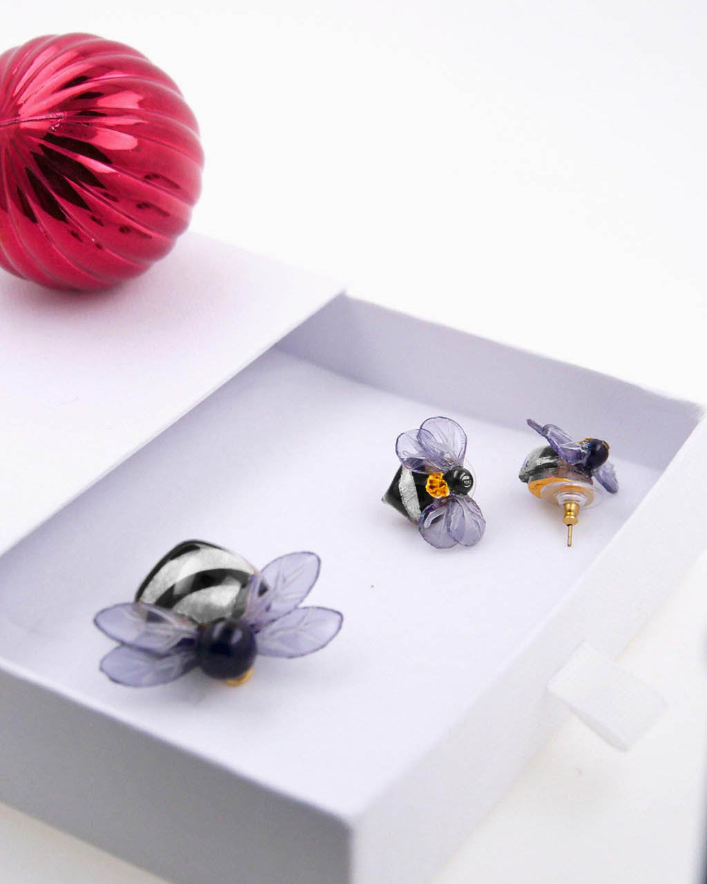 all-groups Coffret bourdon boucles mini pin's argent cilea