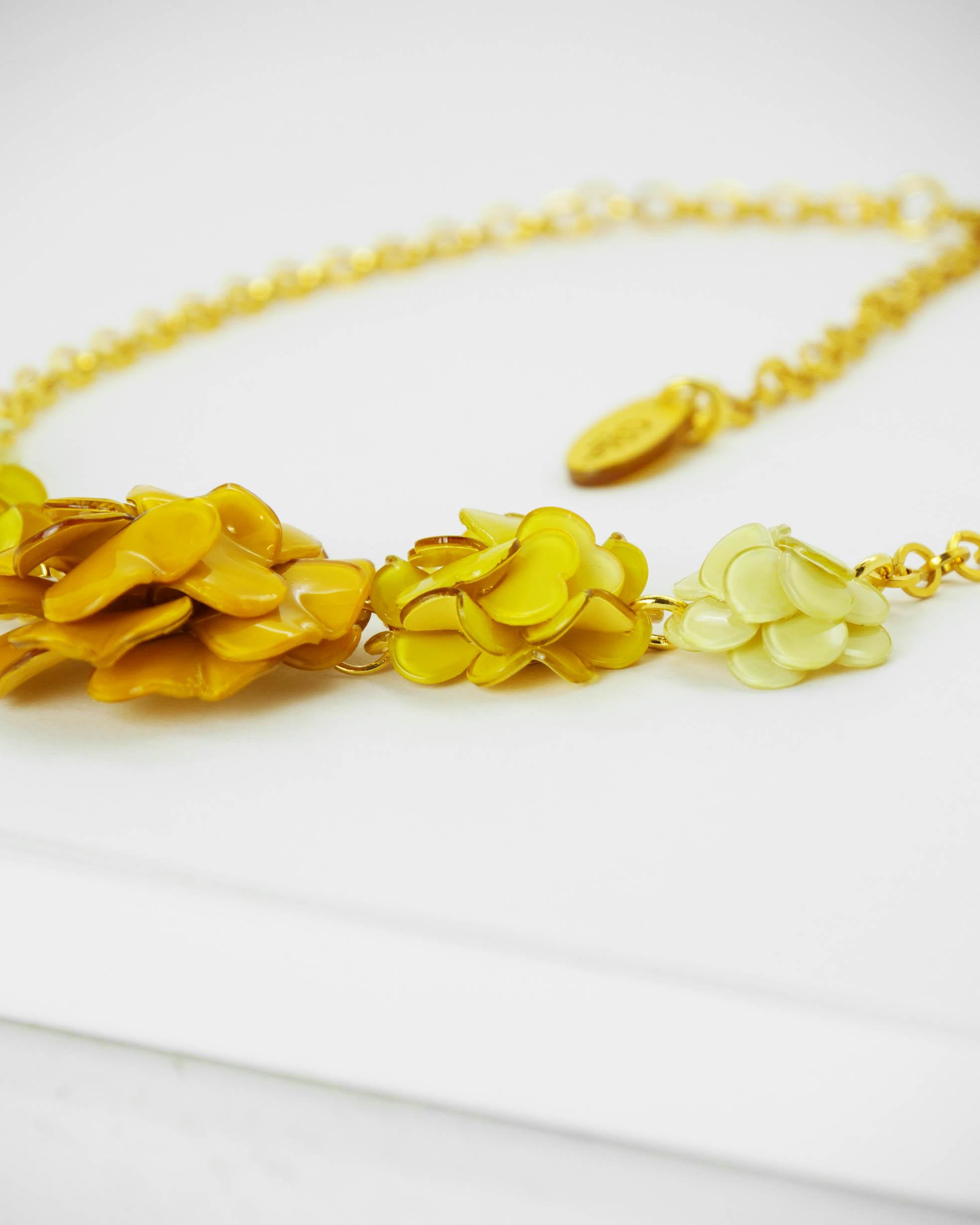 all-groups collier fantaisie original femme détails jaunes