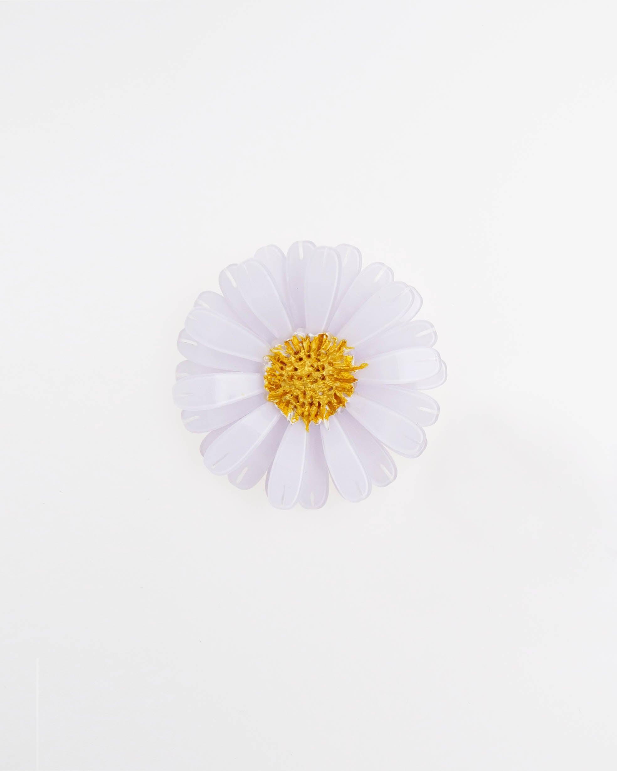 broche en fleurs marguerite blanche du printemps all-groups
