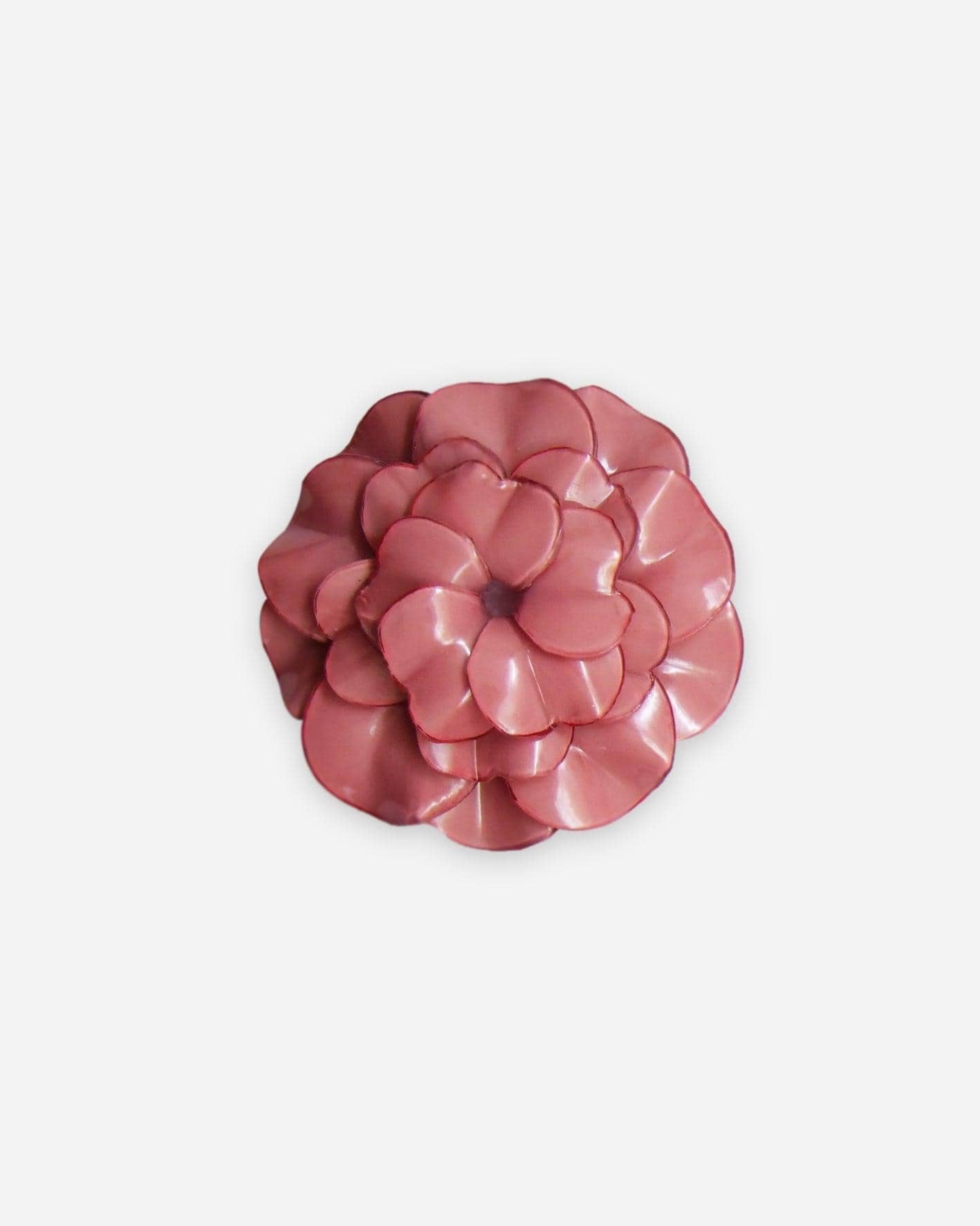 Broche fleur de mariage de couleur rose