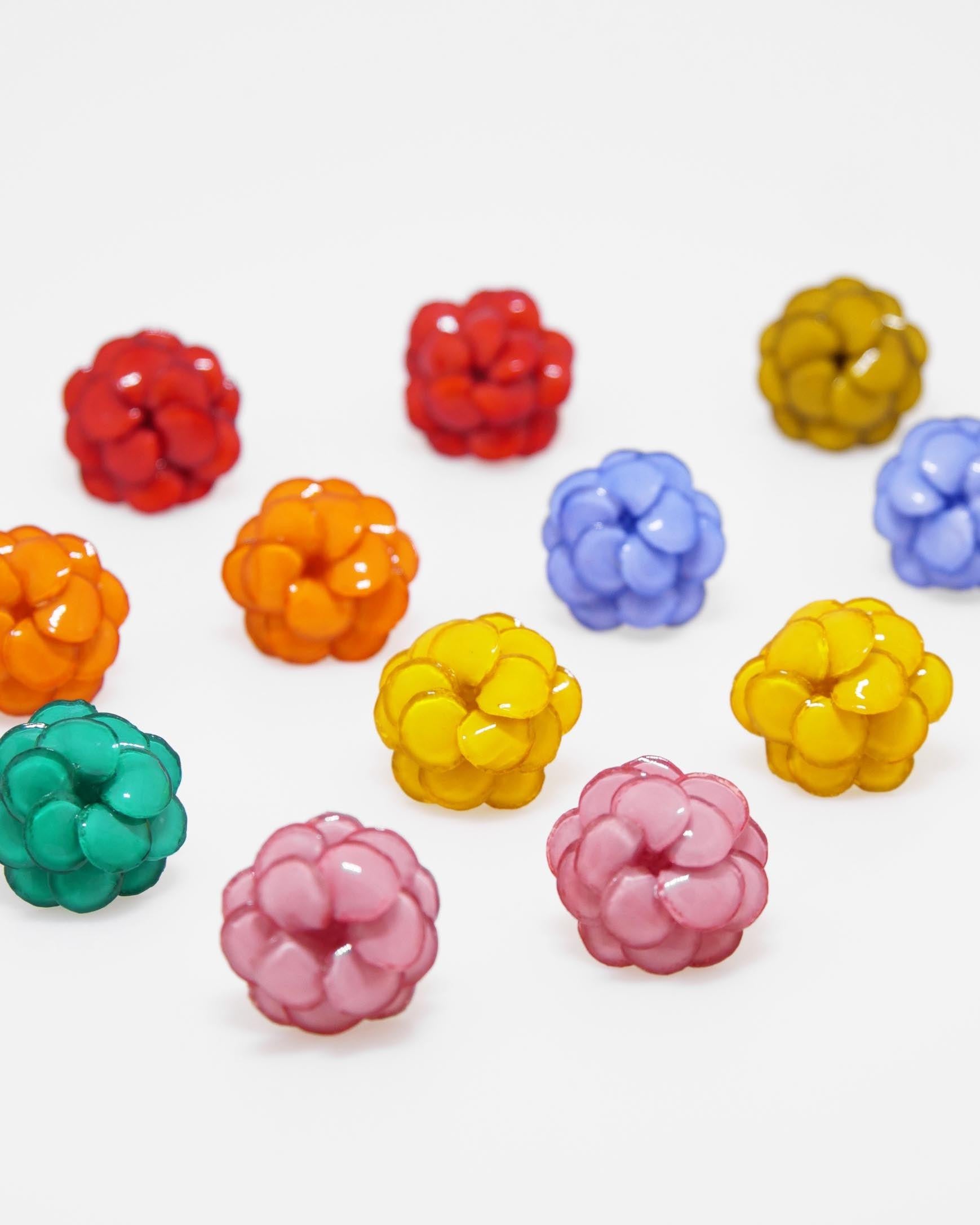 all-groups Bijoux d'oreilles fleurs multicolores