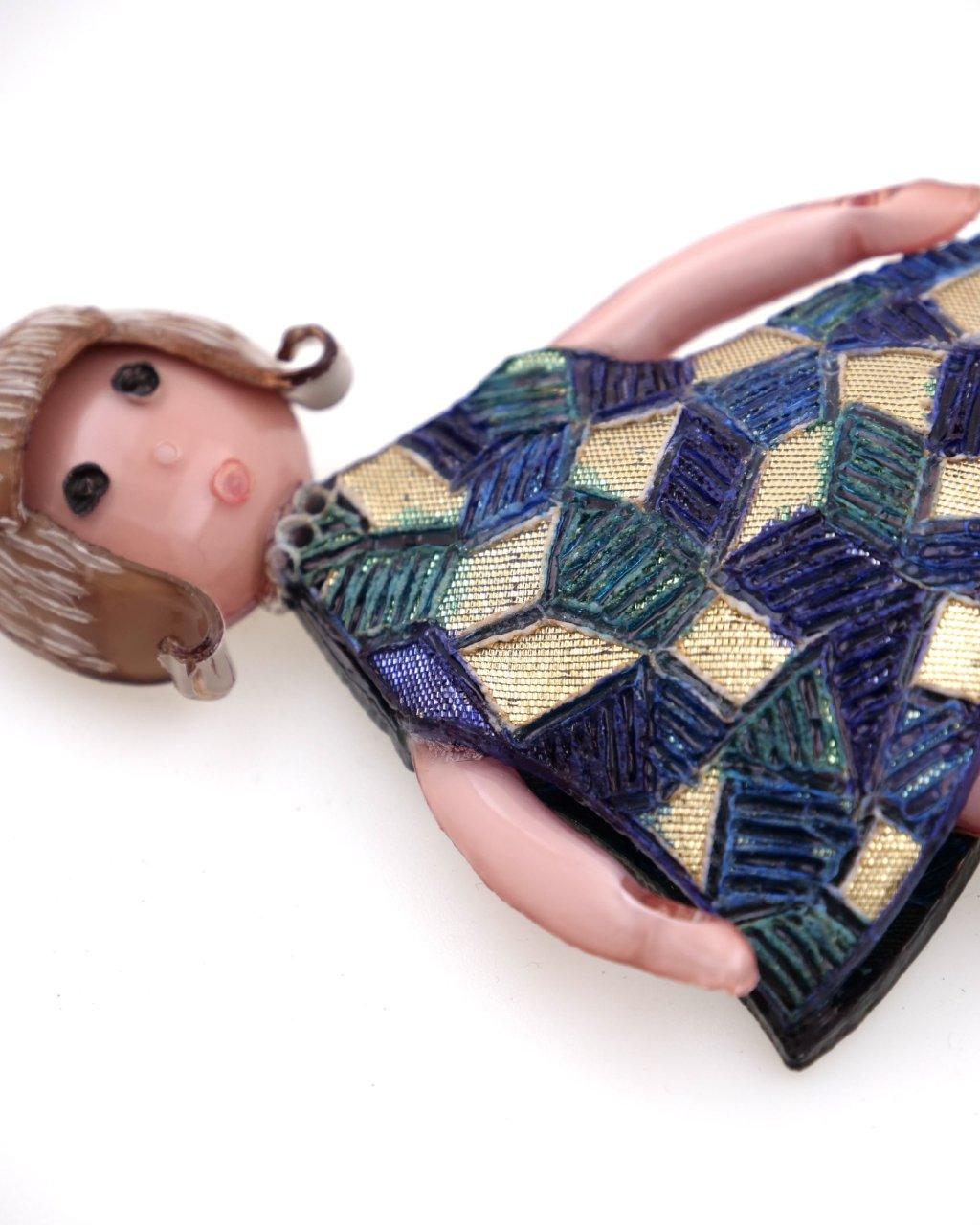 all-groups Broche petite fille pour idée cadeau made in France