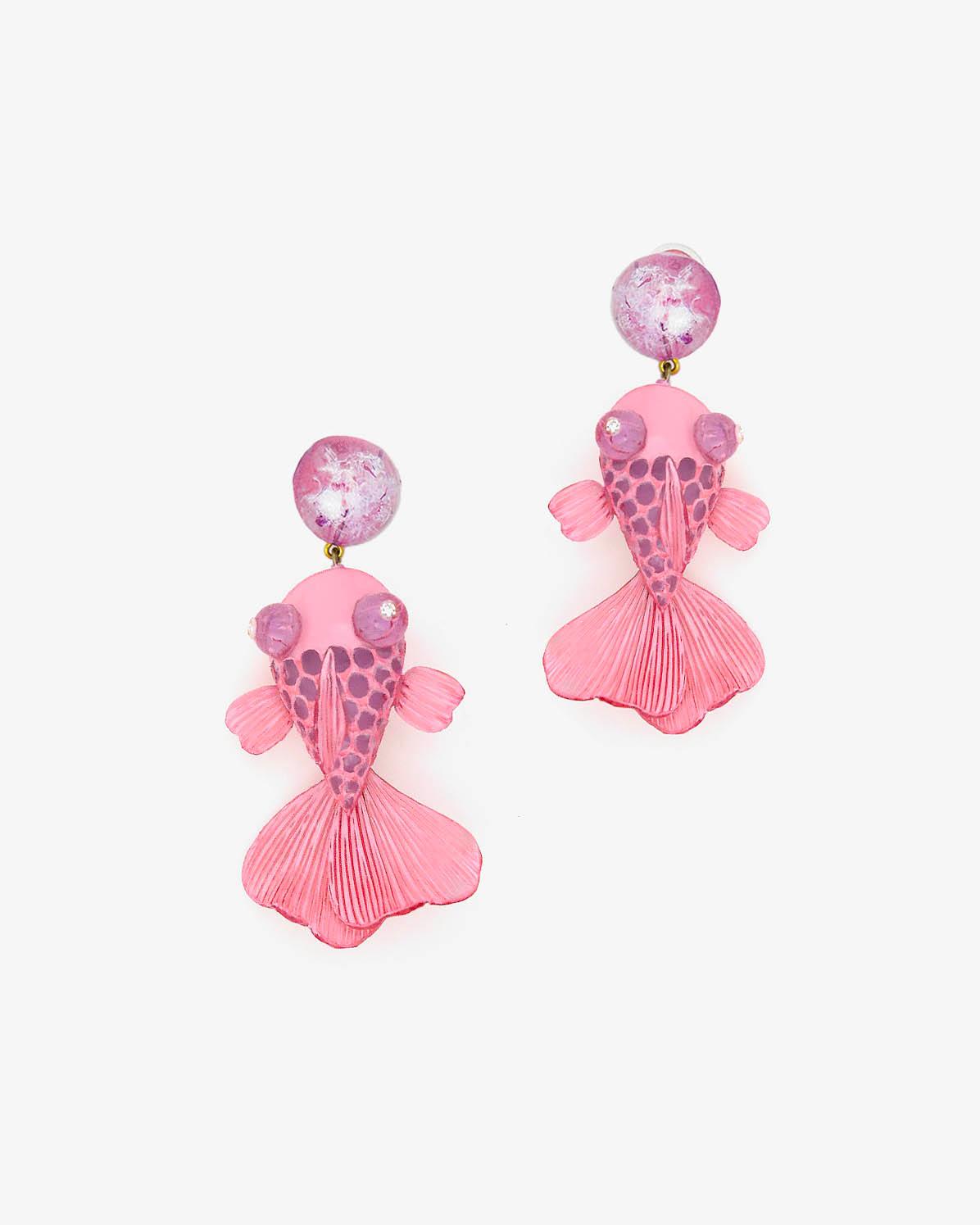 Boucles d'oreilles roses sur notre bijouterie en ligne