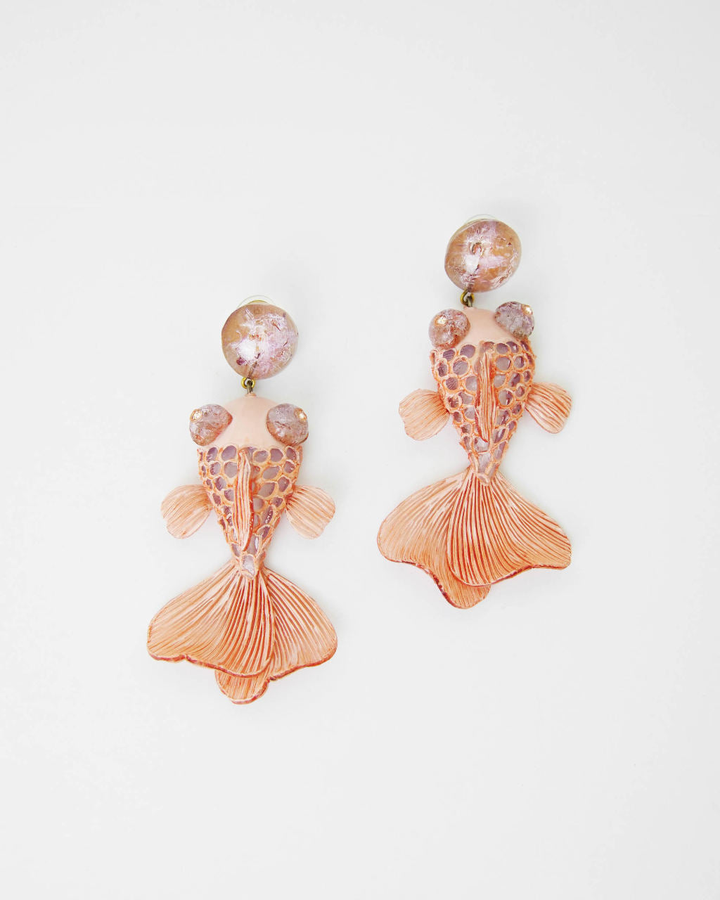 Boucles d'oreilles poissons corail dans notre bijouterie en ligne
