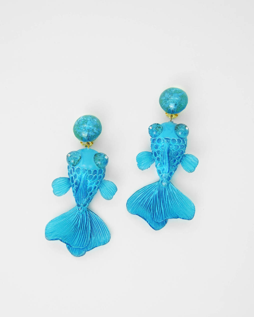 Boucles d'oreilles poissons bleues dans notre bijouterie en ligne