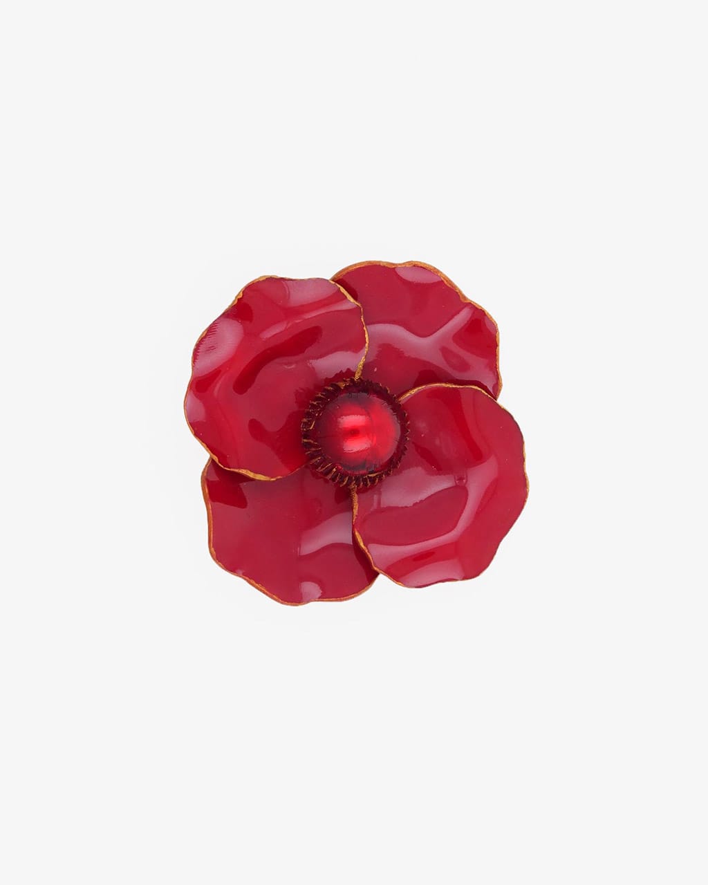 la broche la baule rouge est un bijou vintage