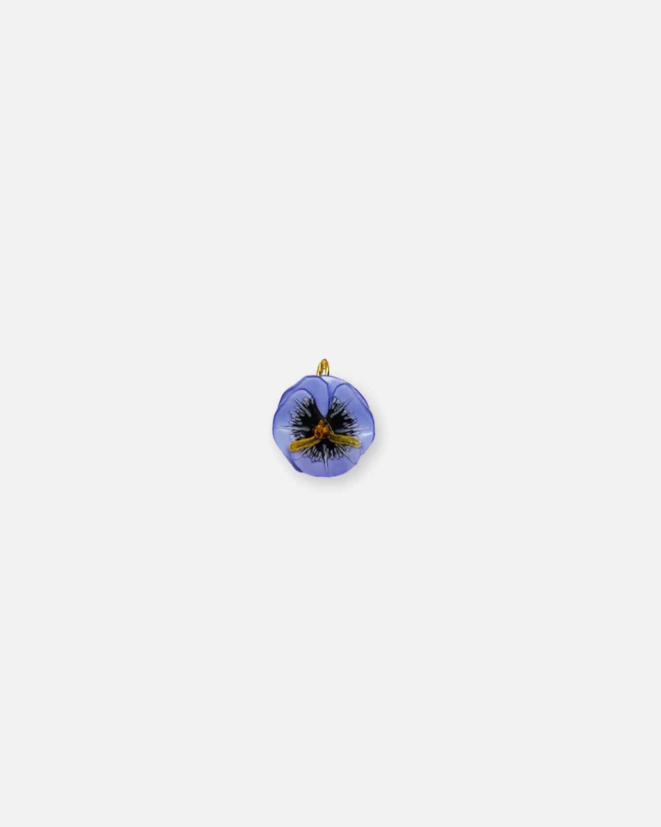 Pendentif femme original bleuet sans la chaine