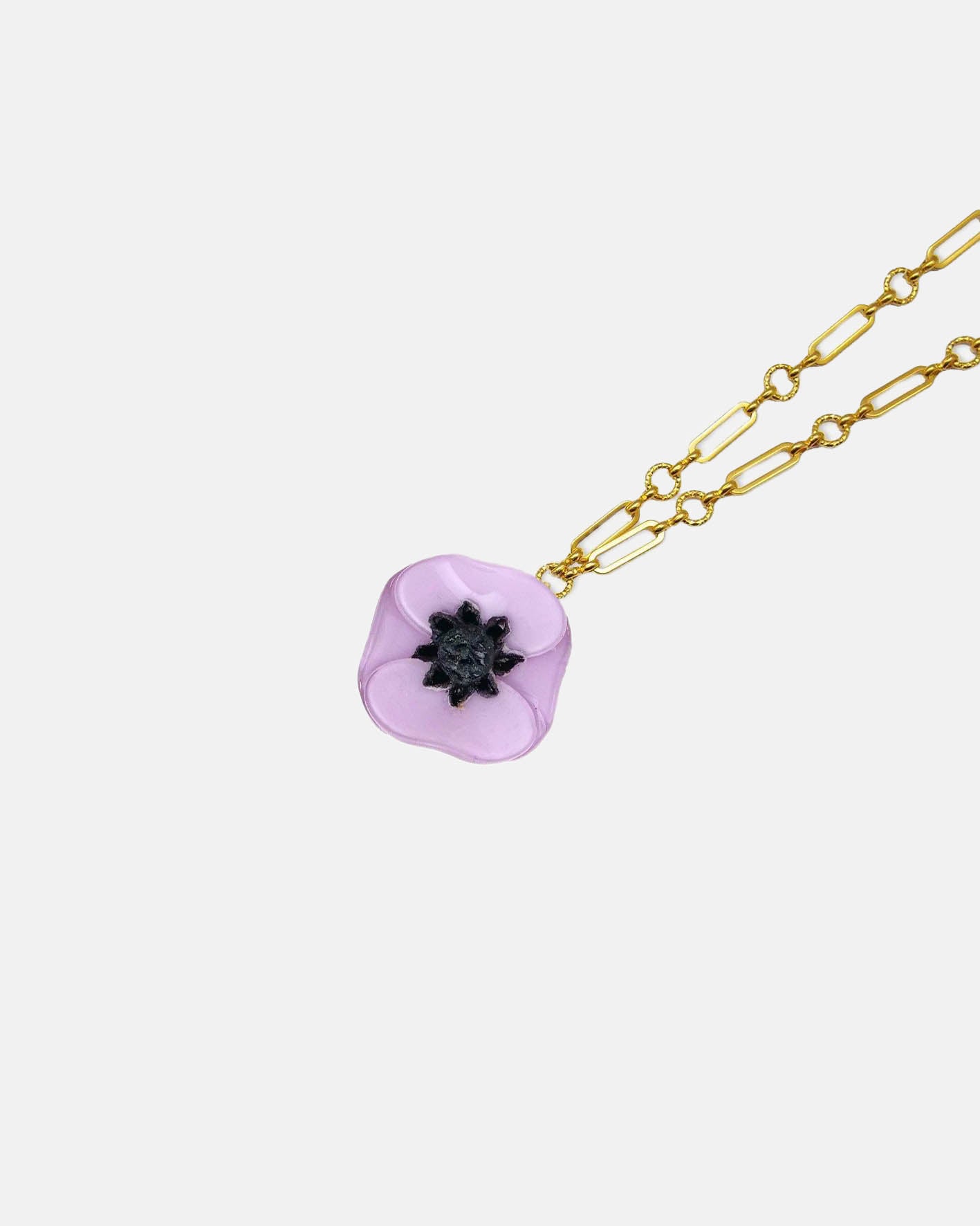 Pendentif fantaisie pour femme violet