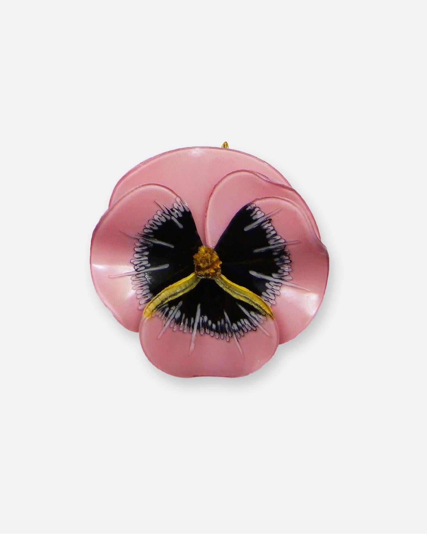 Grand pendentif personnalisé rose sans chaine