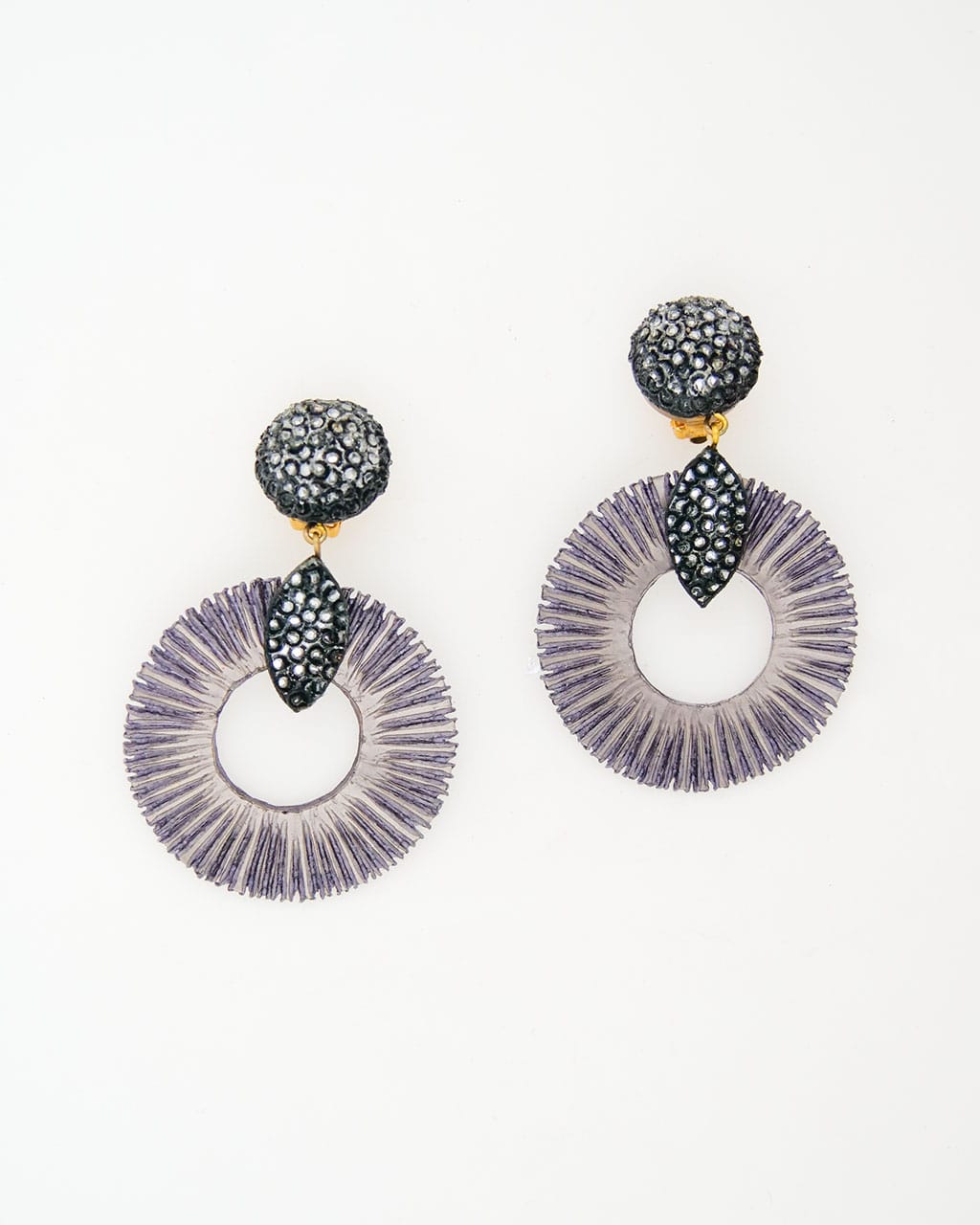 bijou original, boucle d oreille pour oreille non percé avec comme attache des clips