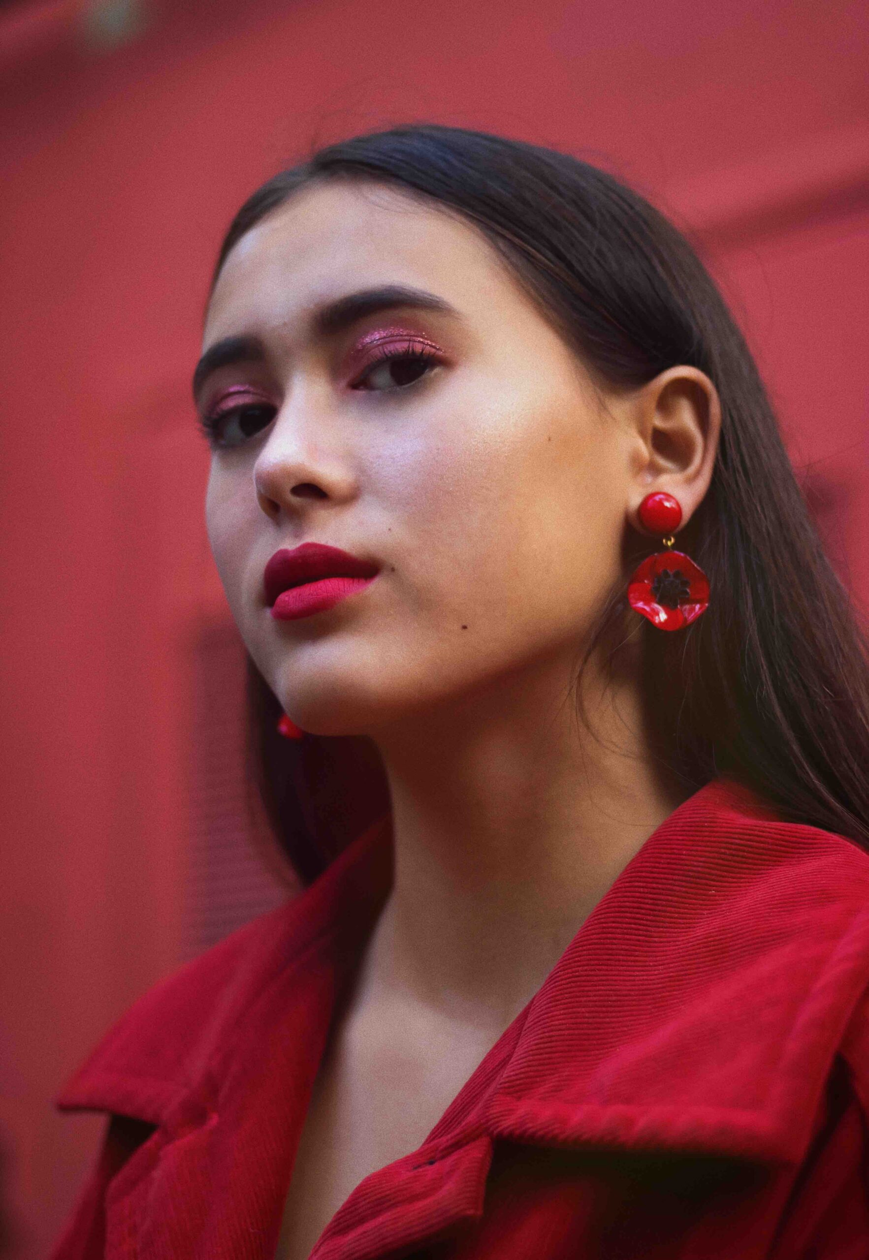 red-mini-long-earrings-made-in-france