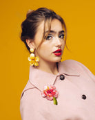 all-groups bijoux cadeau femme, un design fleuri original pour une touche de nature subtile
