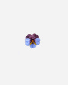 Petite bague Pensée Viola violette réalisée par nos artisans bijoutiers Ciléa Paris.