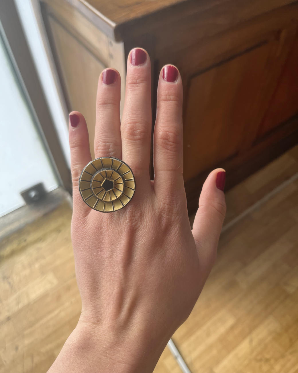 all-groups bague or et noire