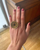 all-groups bague or et noire