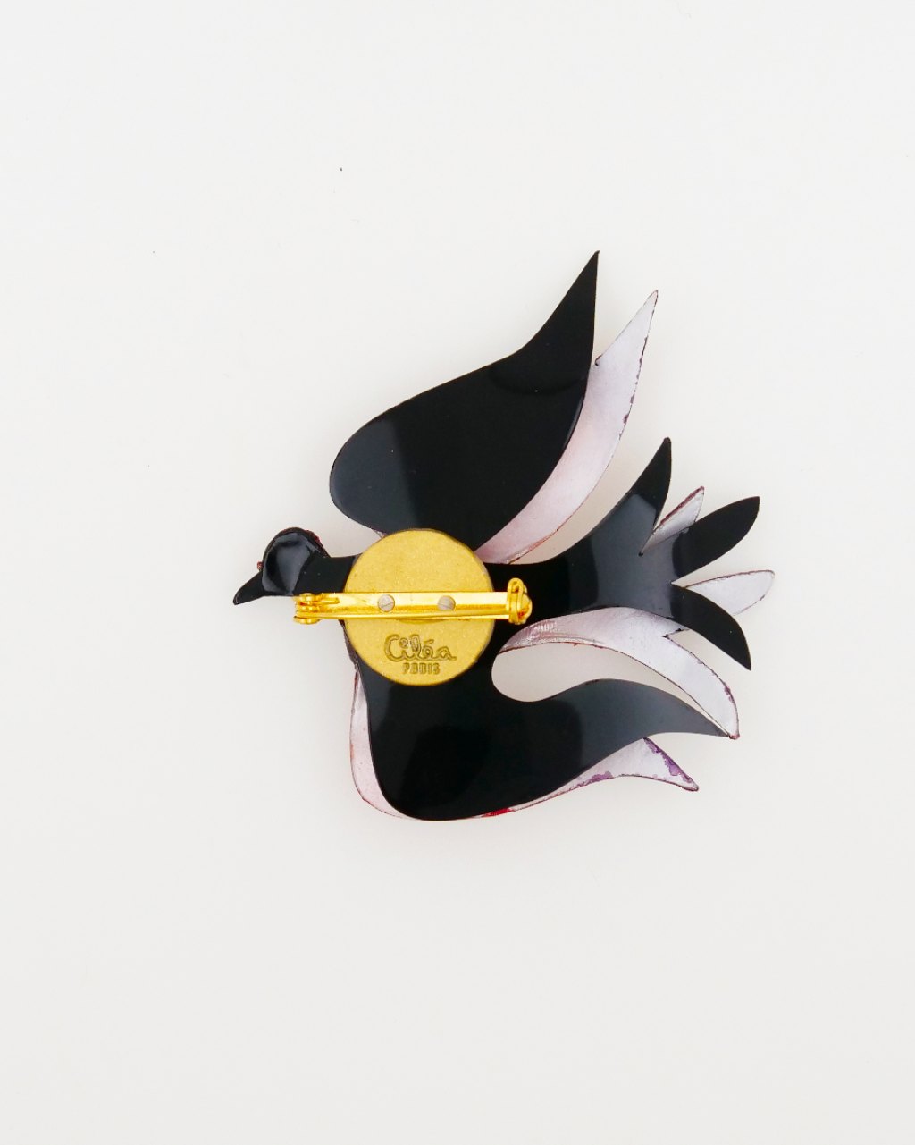 all-groups bijoux broches oiseau Cabourg de dos