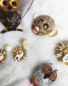 ces boucles originales sont des lion bijoux pour femme