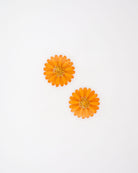 all-groups boucles d'oreilles fleurs oranges marguerite Daisy pour femme 