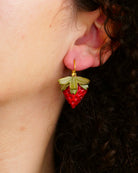all-groups boucles d'oreilles fraises très originales pour un cadeau saint valentin
