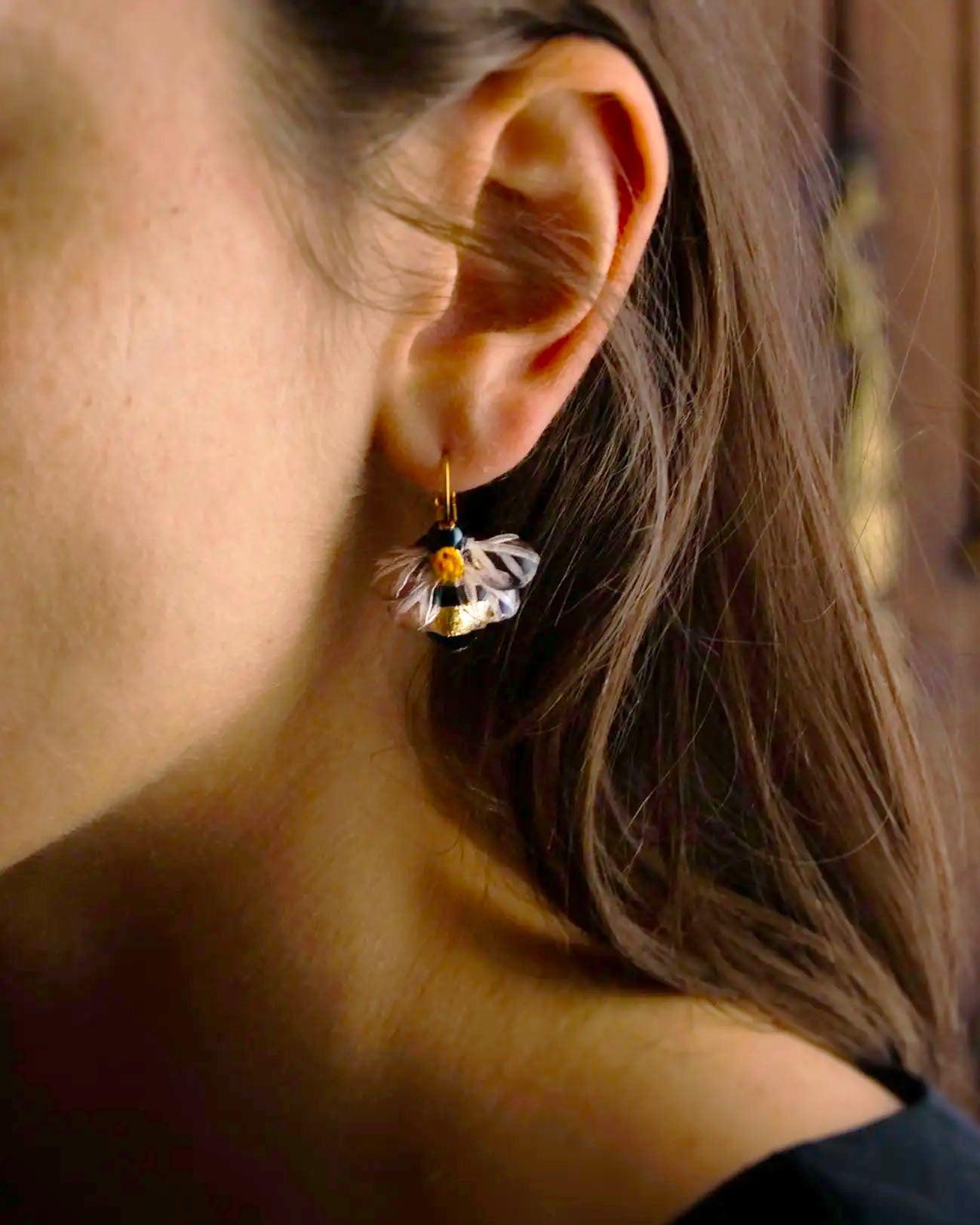 all-groups Minis boucles d'oreilles fantaisie abeille