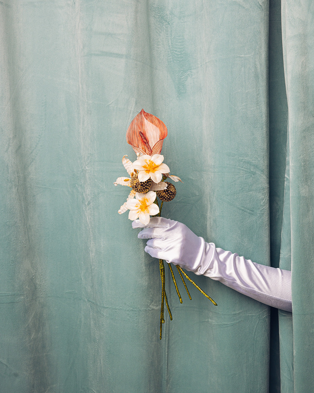 bouquet mariage vintage fait en France à la main dans notre atelier breton