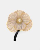 Cette broche lumineuse est un bijou fantaisie artisanal conçu à Rennes signée Ciléa Paris.