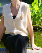 all-groups broche femme originale et colorée en forme d'étoile de mer